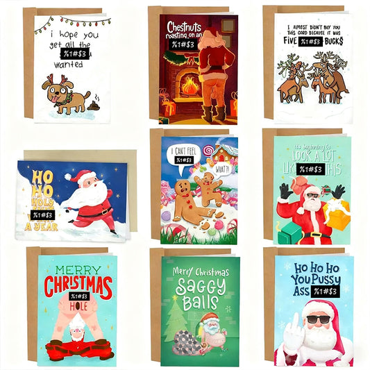 Funny Sarcastic Christmas Cards – Holiday Gag Gift