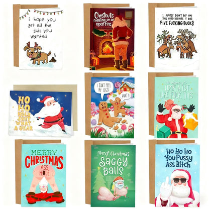 Funny Sarcastic Christmas Cards – Holiday Gag Gift
