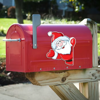 Magnetic Santa & Tree Christmas Fridge Decor