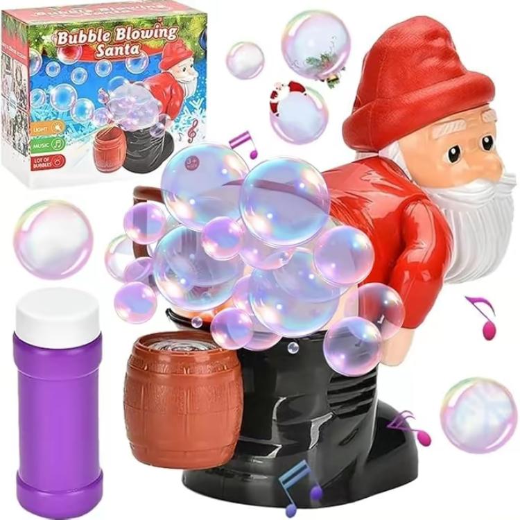 Farting Santa Bubble Machine – Funny Holiday Toy