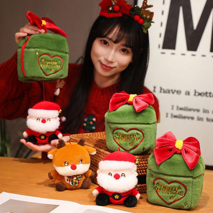 Christmas Surprise Gift Box – Cute Plush Holiday Gift
