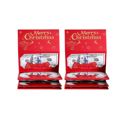 Santa Red Cash Envelopes – Festive Holiday Gift