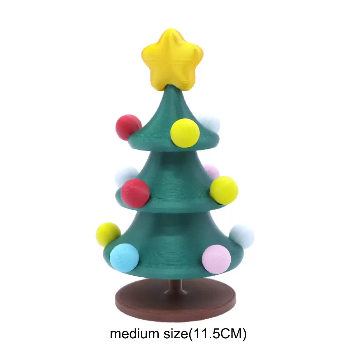 3D Printed Dancing Christmas Tree – Indoor Home & Office Decor, Desktop Toy, Party & Holiday Ornament