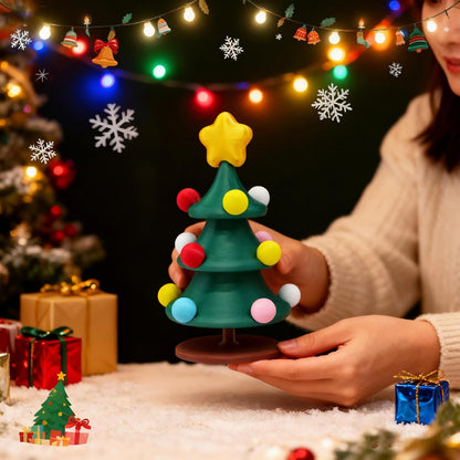 3D Dancing Christmas Tree Desktop Decor