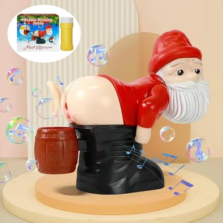 Farting Santa Bubble Machine – Funny Holiday Toy