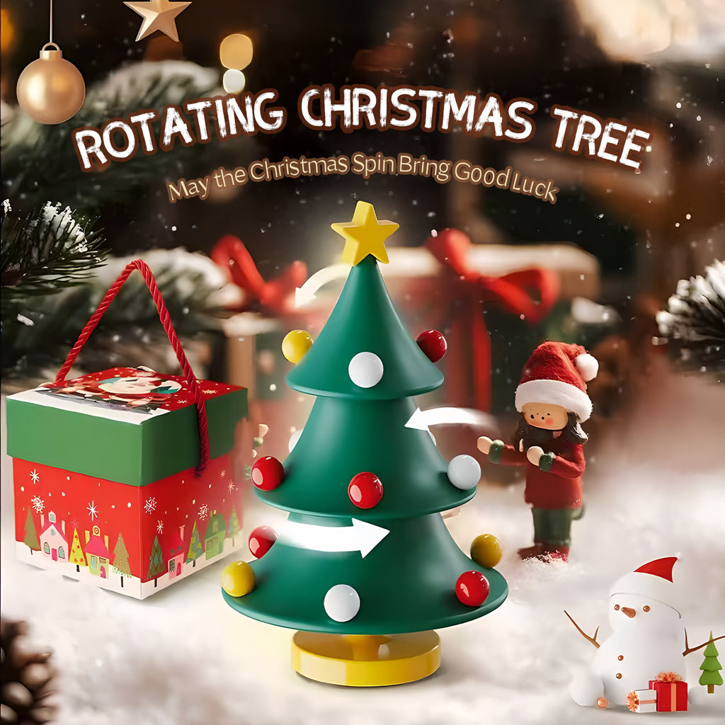 3D Printed Dancing Christmas Tree – Indoor Home & Office Decor, Desktop Toy, Party & Holiday Ornament