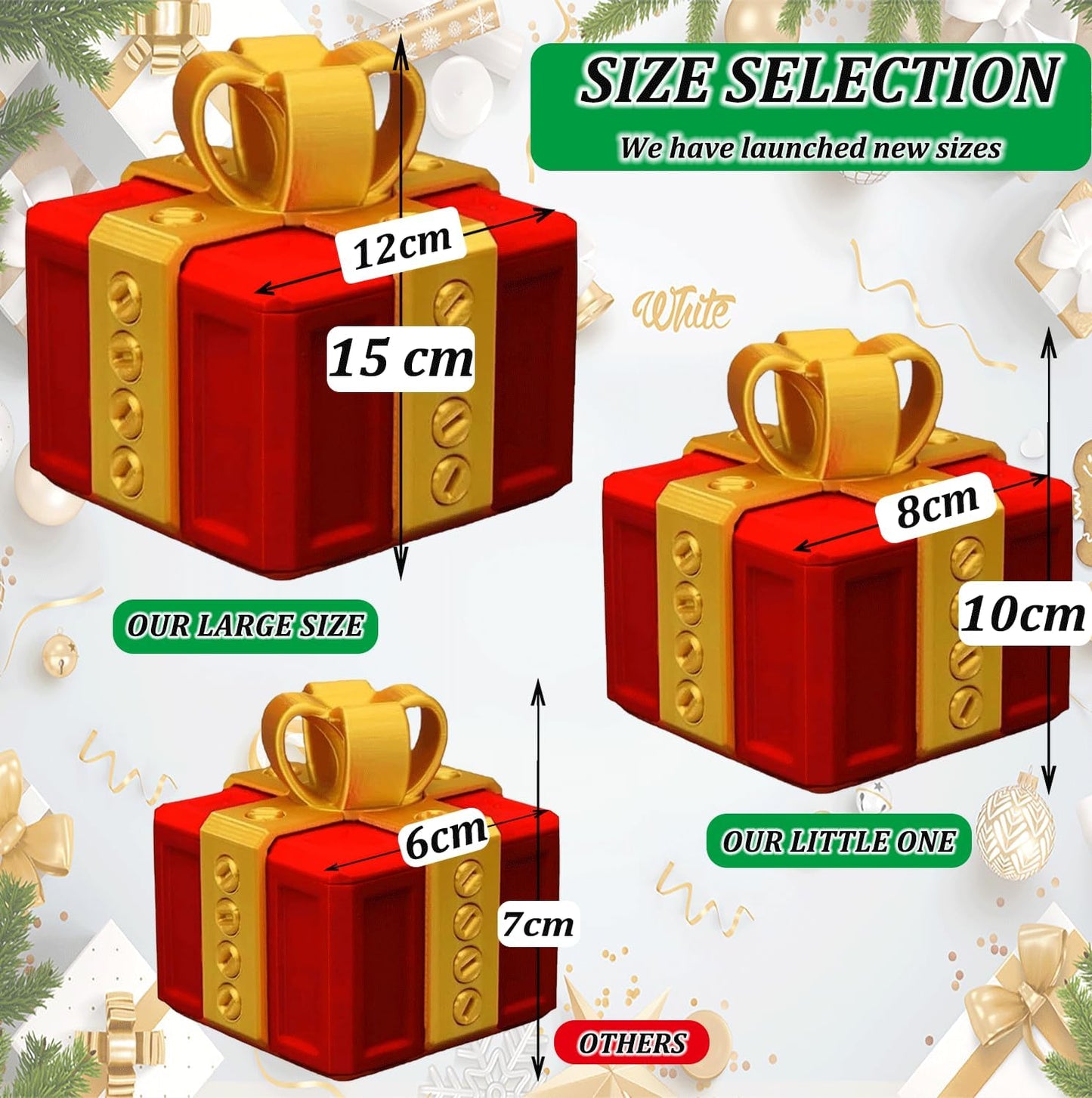 3D Prank Screw Box Funny Gag Gift