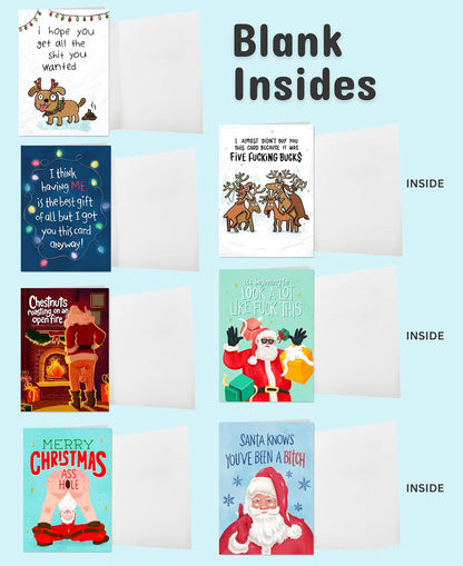 Funny Sarcastic Christmas Cards – Holiday Gag Gift