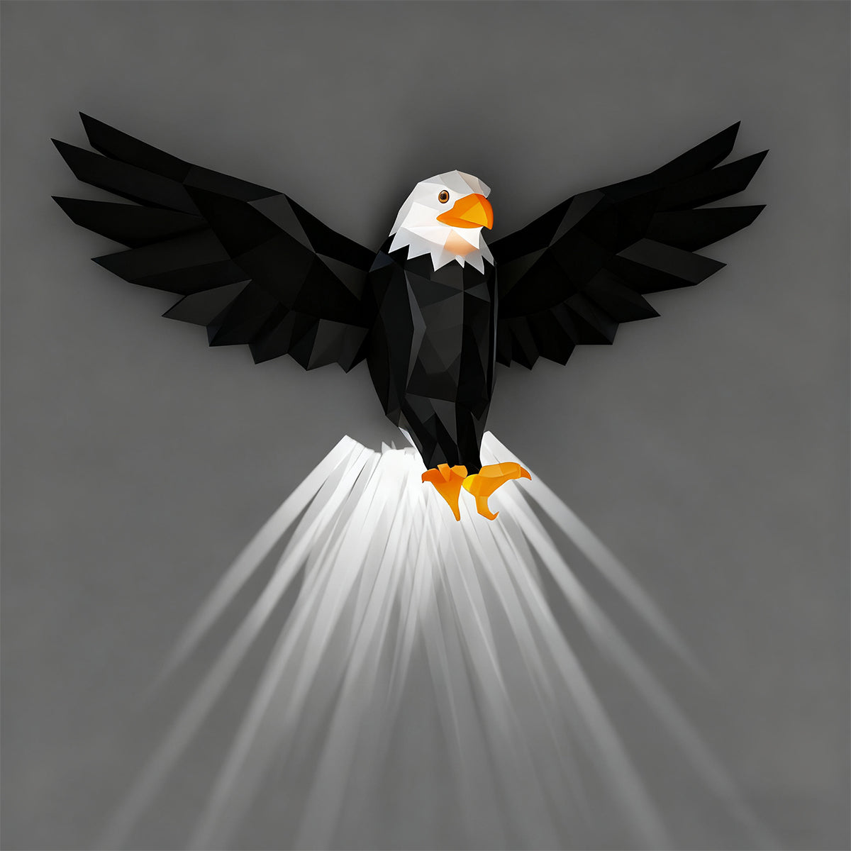 Festive Christmas Bald Eagle Wall Light – American Eagle Night Light, Wall-Mounted Holiday Lamp for Living Room & Bedroom Decor