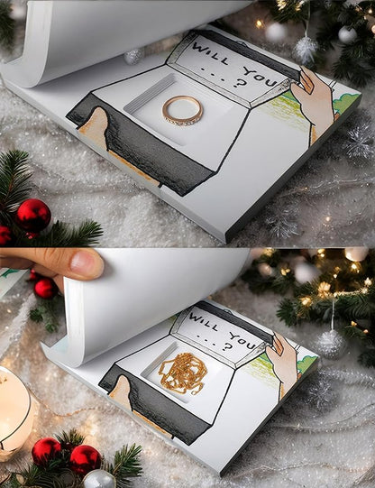 Hidden Ring Flip Book – Valentine’s Day Gift
