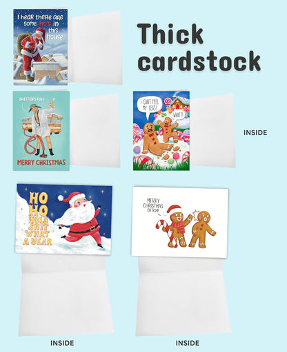 Funny Sarcastic Christmas Cards – Holiday Gag Gift