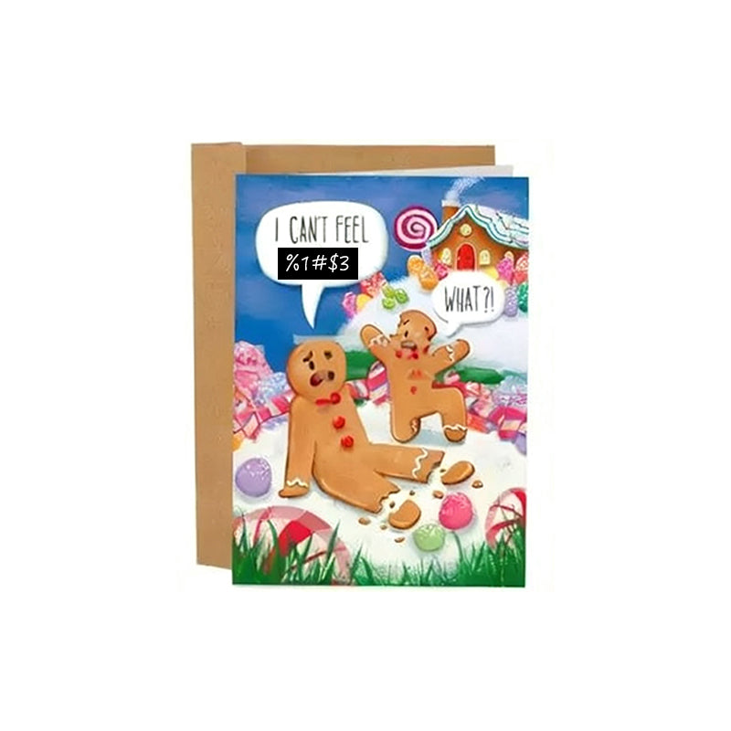 Sleazy Greetings Funny and Wacky Christmas Cards – “Worst Christmas Cards Ever” Collection with Unique Sarcastic Messages for Friends and Family | Perfect Holiday Gag Gift