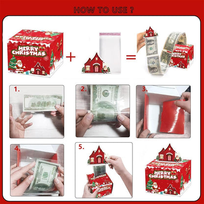 Merry Christmas Money Gift Box – Fun Holiday Surprise