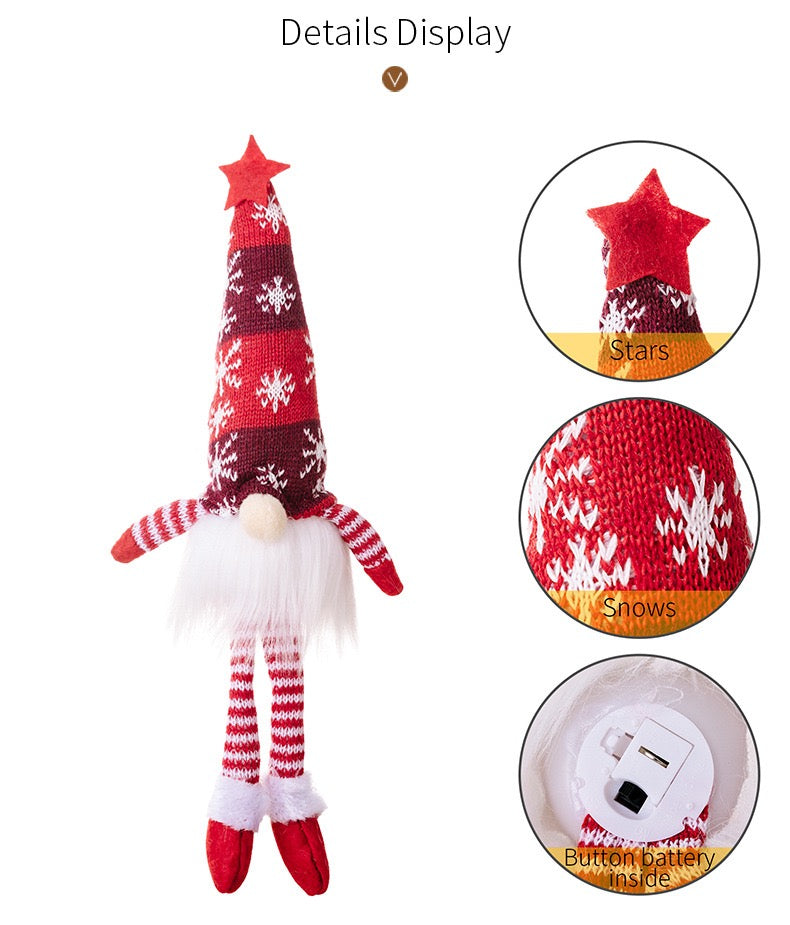 Cute Elf Hanging Light – Festive Christmas Wall Decor