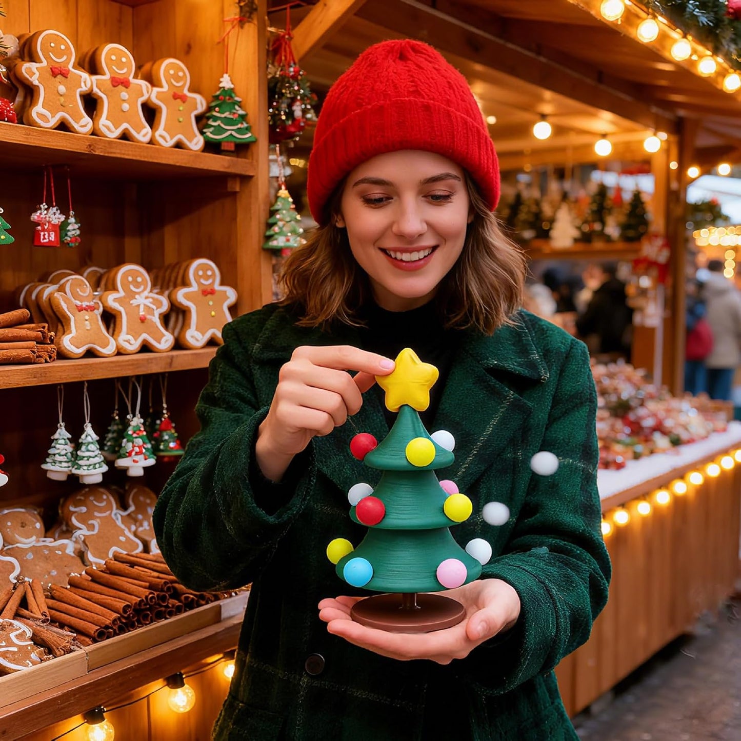 3D Dancing Christmas Tree Desktop Decor