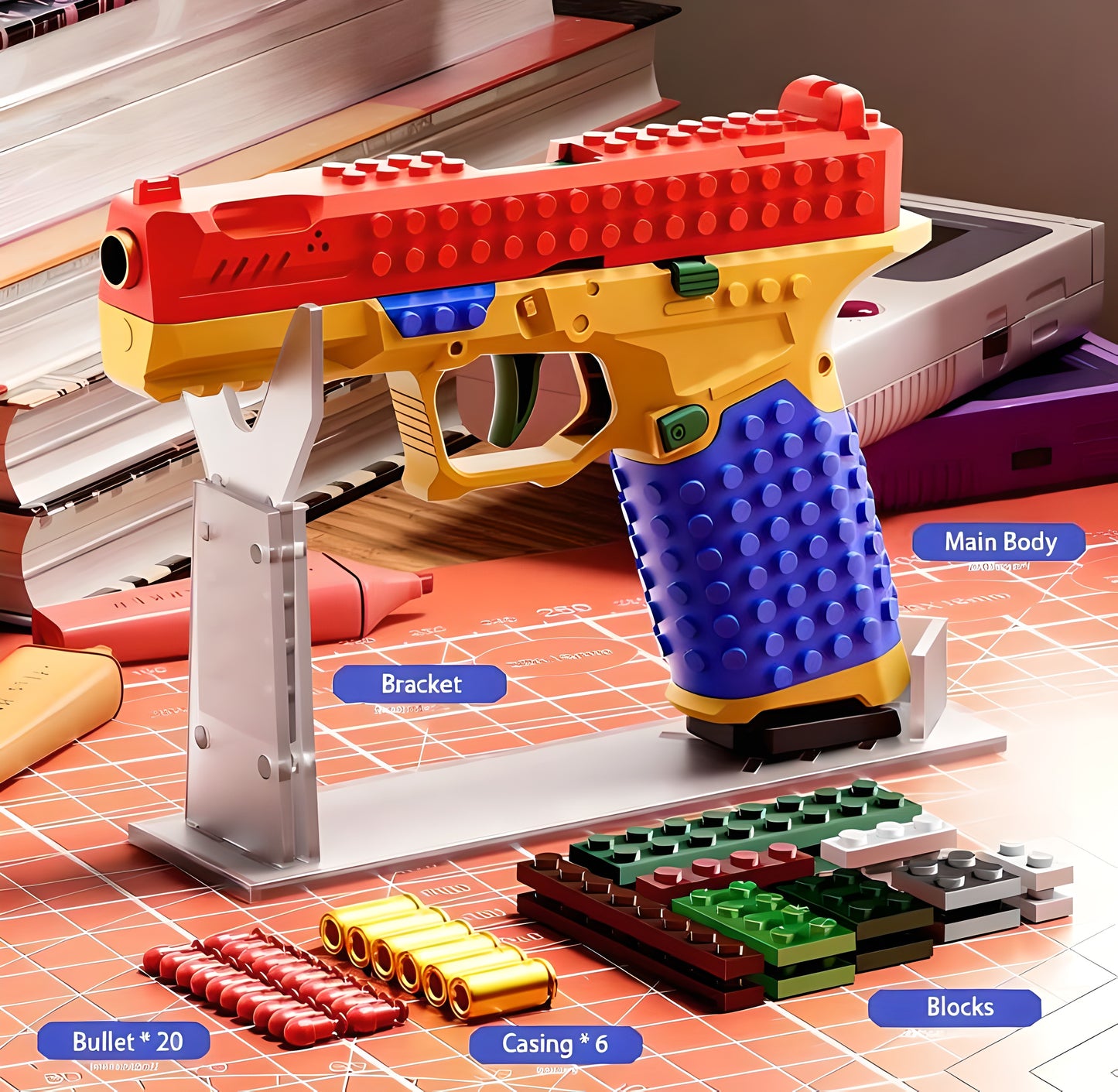 Kids DIY Soft Bullet Gun Kit